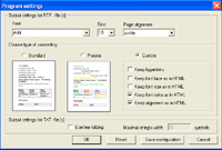 HTMLtoRTF Converter Pro screenshot