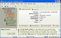 My Notes Center screenshot