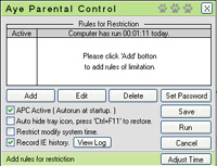 Aye Parental Control screenshot
