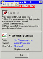 Password Spectator Lite screenshot