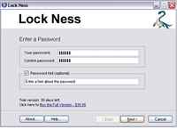 Folder Lock Ness screenshot