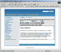 CM Simple Content Management screenshot