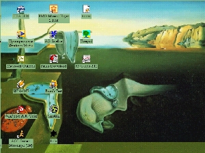 Salvador Dali desktop theme screenshot