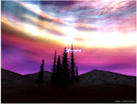3D Aurora Screen Saver screenshot