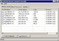 Outlook Express Password Revealer screenshot