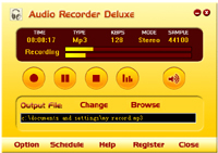 Audio Recorder deluxe screenshot