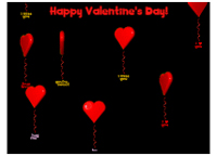 Hearts in Love Screen Saver screenshot