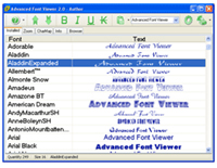 Advanced Font Viewer screenshot