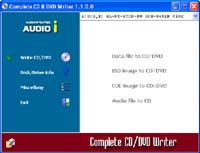 Complete CD & DVD Writer screenshot