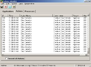 Actions Monitor  screenshot