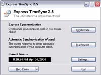 Express TimeSync screenshot