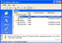 File Backup Watcher Professional screenshot