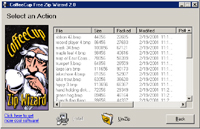 CoffeeCup Free Zip Wizard screenshot