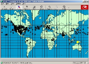 Northwest / KLM E-Timetable  screenshot