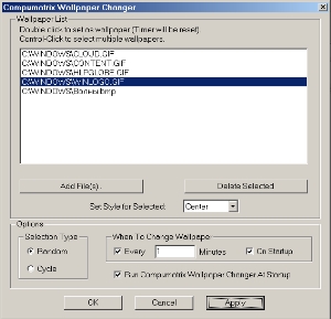Compumatrix Wallpaper Changer screenshot