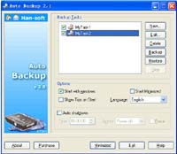 Auto Backup Software screenshot