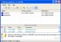 Backup Watcher for MySQL screenshot