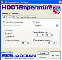 HDD Temperature Captura de pantalla