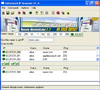 Advanced IP Scanner screenshot