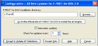 AV Defs Updater for F-PROT for DOS screenshot
