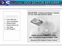 Salvation HDD Sector Repairer screenshot