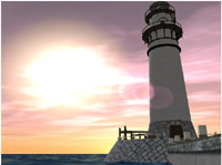 Lighthouse 3D Screensaver screenshot