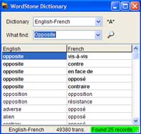 WordStone Dictionary screenshot