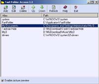 Fast Folder Access screenshot