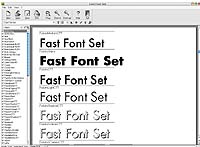 Fast Font Set screenshot