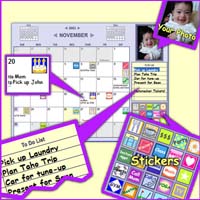 Monkeymen Calendar screenshot