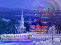 7art Xmas Clock ScreenSaver screenshot