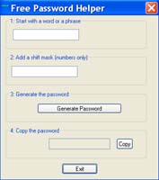 Free Password Helper screenshot