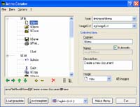 Menu Creator screenshot