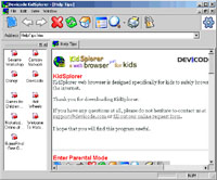 KidSplorer Web Browser screenshot