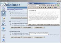 Exclaimer screenshot
