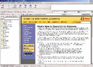 Opera 6 screenshot