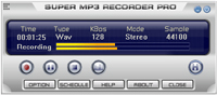 Super Mp3 Recorder Pro screenshot