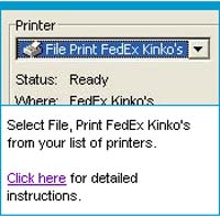 File, Print FedEx Kinko's Captura de pantalla
