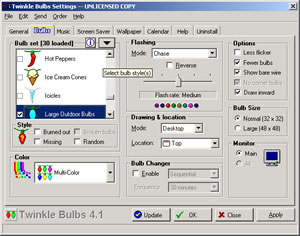 Twinkle Bulbs screenshot