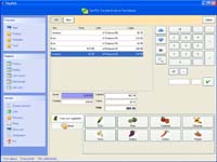 Tina POS: Point of sales designed for touch screens. Captura de pantalla
