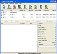 SBMAV Disk cleaner screenshot