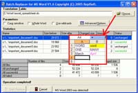 Batch Replacer for MS Word screenshot