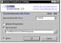 System ScreenSaver screenshot