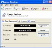 Express TimeSync screenshot