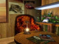 3D Bungalow Aquarium Screensaver screenshot