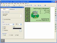 Visual Business Cards screenshot