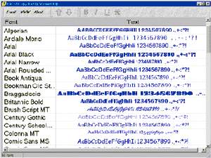 Free&Easy Fonts Viewer screenshot