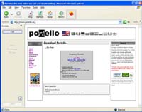 Portello Online SiteEditor screenshot