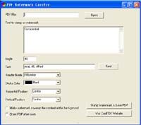 PDF Watermark Creator screenshot