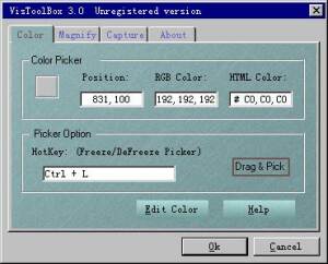 VisToolBox screenshot